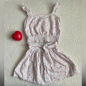 Adorable Pink and White Kids Dress
